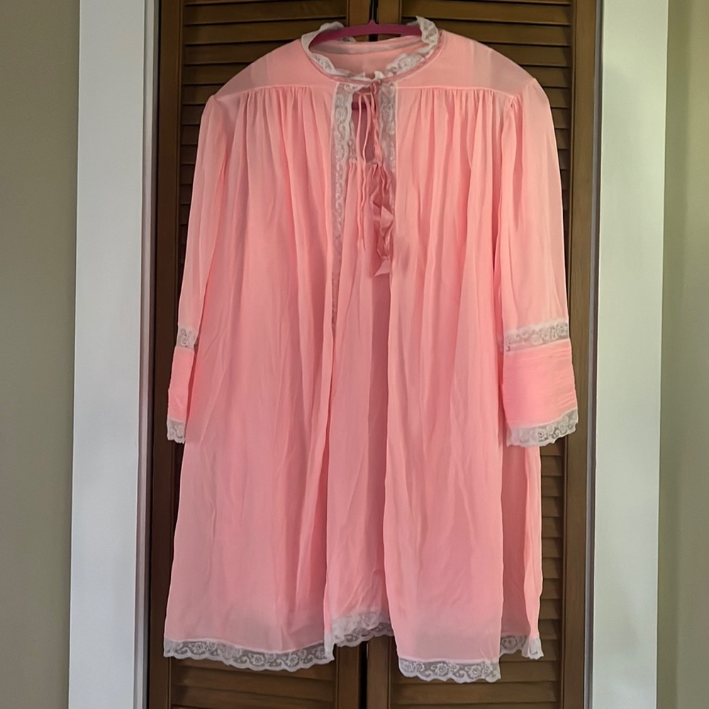 Vintage Nightie and Robe Set
